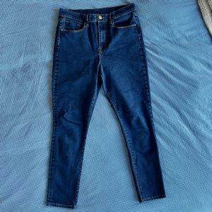 BDG Twig High Rise Skinny Jeans in Dark Denim Size 32W